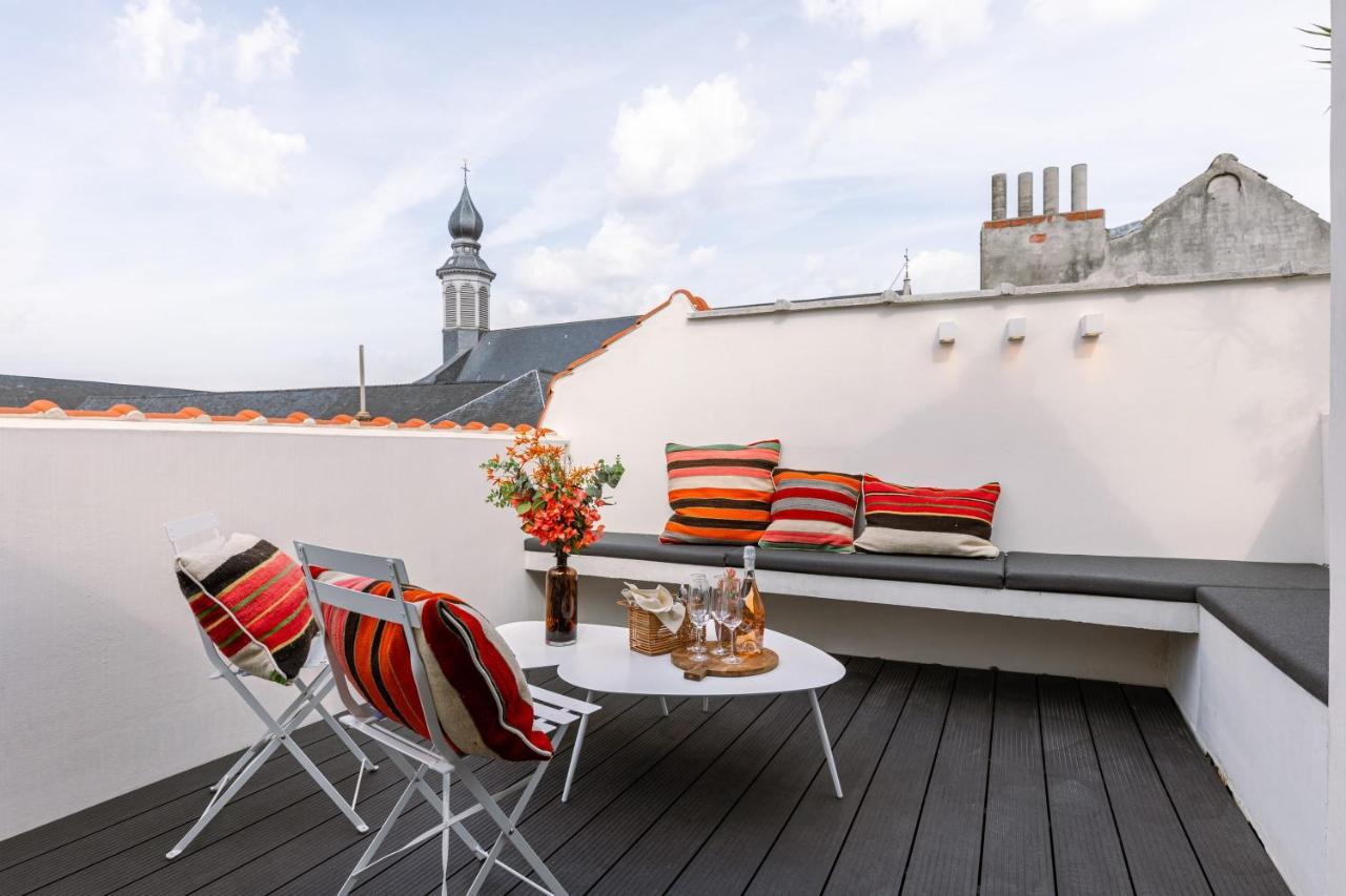 Duplex-Apartment With Terrace On Top Location In Gent Kültér fotó