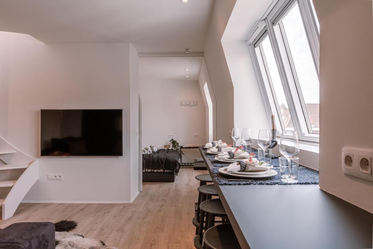 Duplex-Apartment With Terrace On Top Location In Gent Kültér fotó