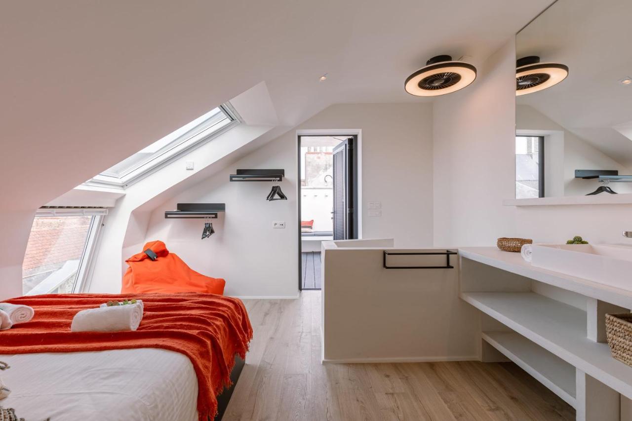Duplex-Apartment With Terrace On Top Location In Gent Kültér fotó