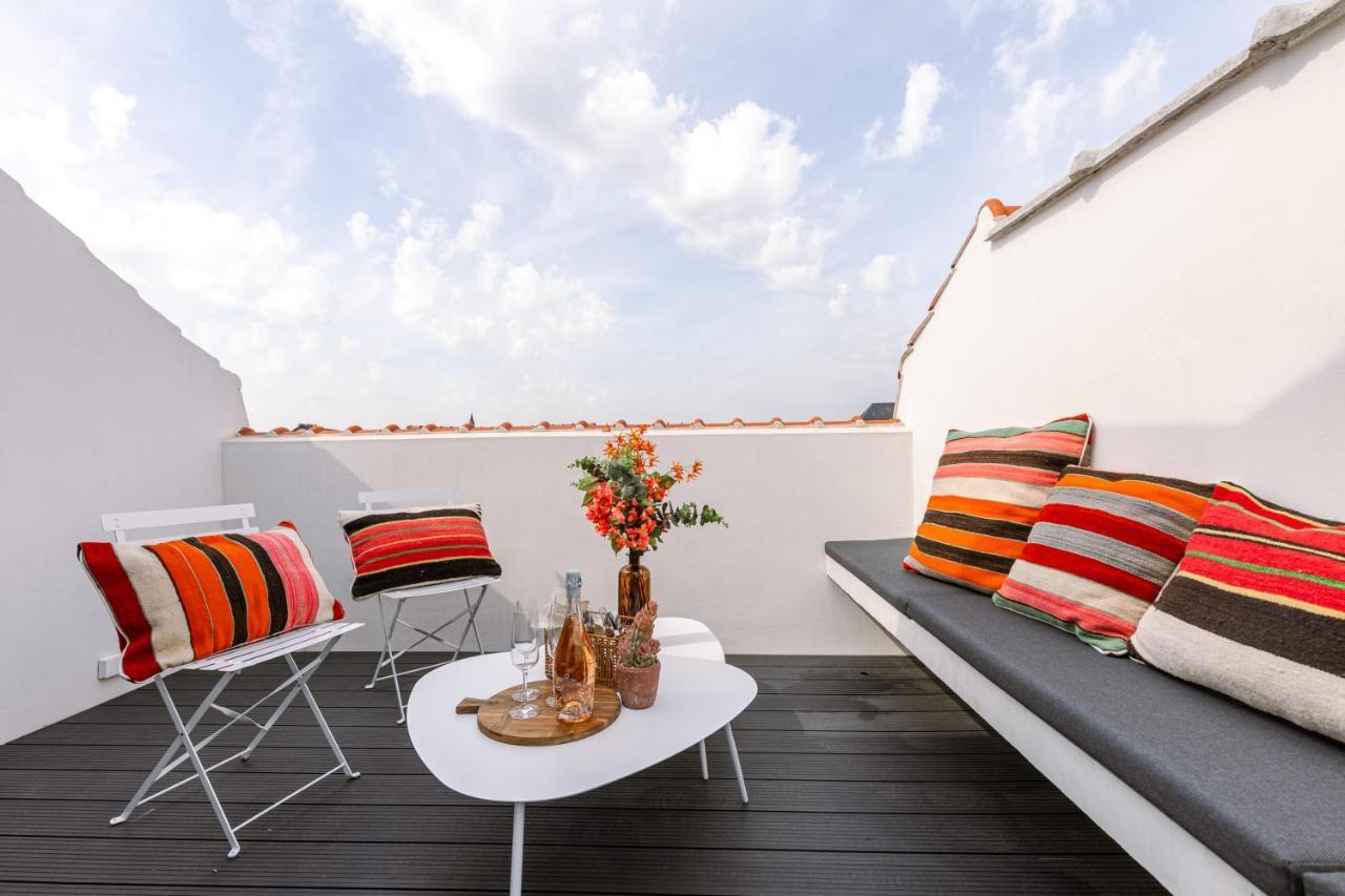 Duplex-Apartment With Terrace On Top Location In Gent Kültér fotó