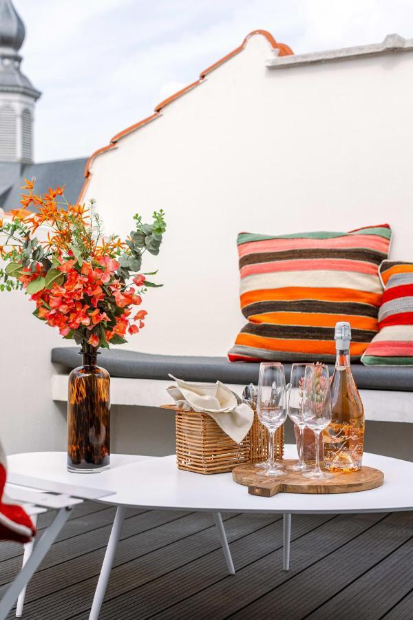 Duplex-Apartment With Terrace On Top Location In Gent Kültér fotó
